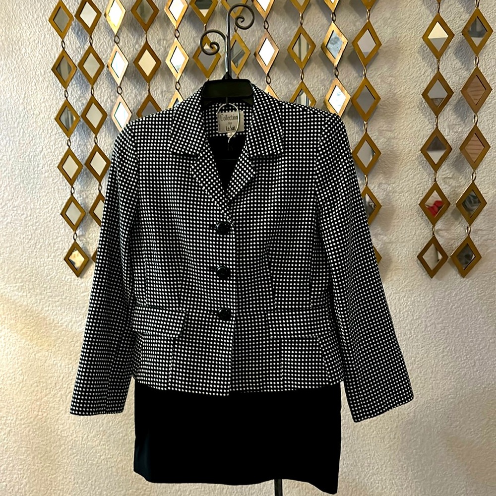 Perfectly Polkadot Skirt Suit.